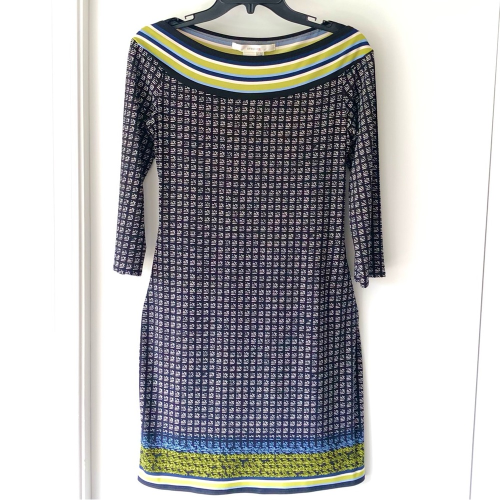 NWOT - Studio M by Max Studio - Geometric Dress XS